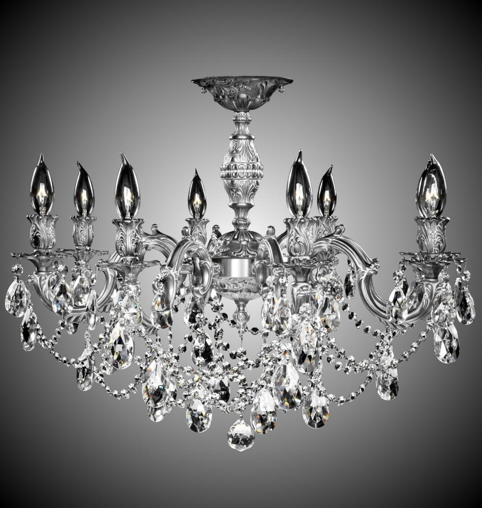 Eight Light Flush Mount